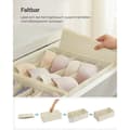 Miniatyrbild 7 av 8: Rootz 8-delat set Underkläder Organizer - Underkläder Förvaring - Lådavdelare - Non-Woven Tyg - Kartong - PE Board - Beige - 32cm x 32cm x 10cm