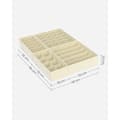 Miniatyrbild 8 av 8: Rootz 8-delat set Underkläder Organizer - Underkläder Förvaring - Lådavdelare - Non-Woven Tyg - Kartong - PE Board - Beige - 32cm x 32cm x 10cm