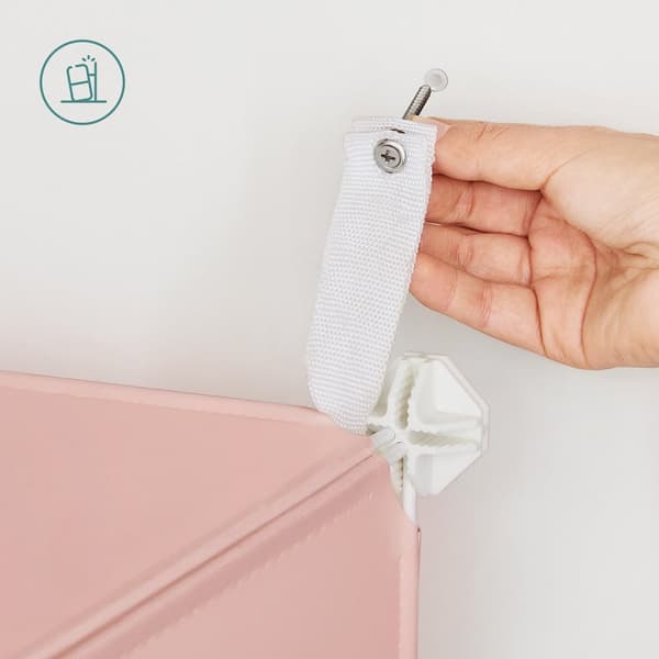 Rootz Pink 16 Cube Opbevaringsorganisator - DIY skabsorganisering - Modulopbevaringssystem - PP plastpaneler - Metalramme - ABS plastikforbindelser -