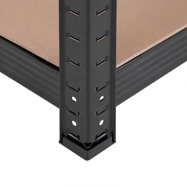 Rootz autotallin säilytysteline - Hyllyjärjestelmä - Järjestäjä - Vahvistettu teräsrunko - Ruosteenkestävä - Säädettävät hyllyt - 180cm x 90cm x 40cm