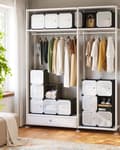 Pikkukuva 10 / 11: Rootz 16 Cube Black säilytyslokero - Kuutiojärjestäjä - Modulaarinen säilytystila - PP-muovipaneelit - Metallilankakehys - ABS-muoviliittimet - 153cm