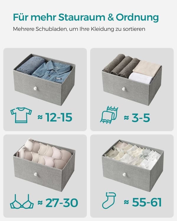 Rootz Opbevaringsskab - Organizer - Spånpladestål - Ikke-vævet stof - Letvægts - Rummelig - Robust - 30 cm x 45 cm x 91,7 cm