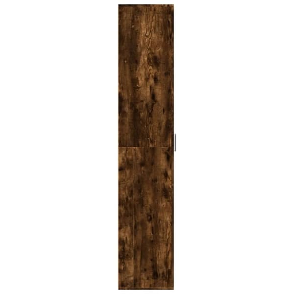 vidaXL højskab 60x35x180 cm konstrueret træ røget egetræsfarve