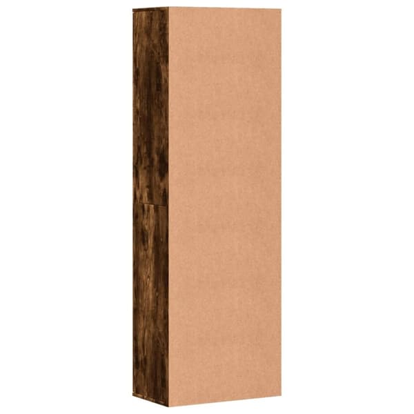 vidaXL højskab 60x35x180 cm konstrueret træ røget egetræsfarve