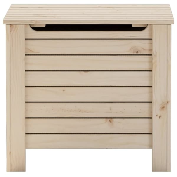 vidaXL Putekasse med lokk RANA 60x49x54 cm heltre furu