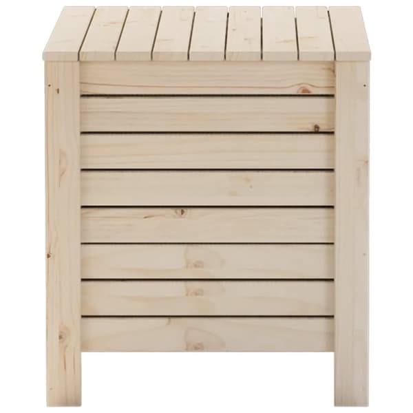 vidaXL Putekasse med lokk RANA 60x49x54 cm heltre furu