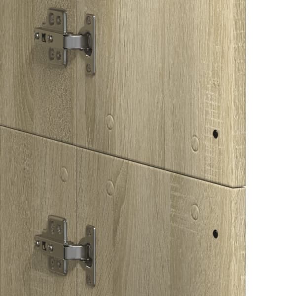 vidaXL Highboard sonoma eik 60x35x180 cm konstruert tre