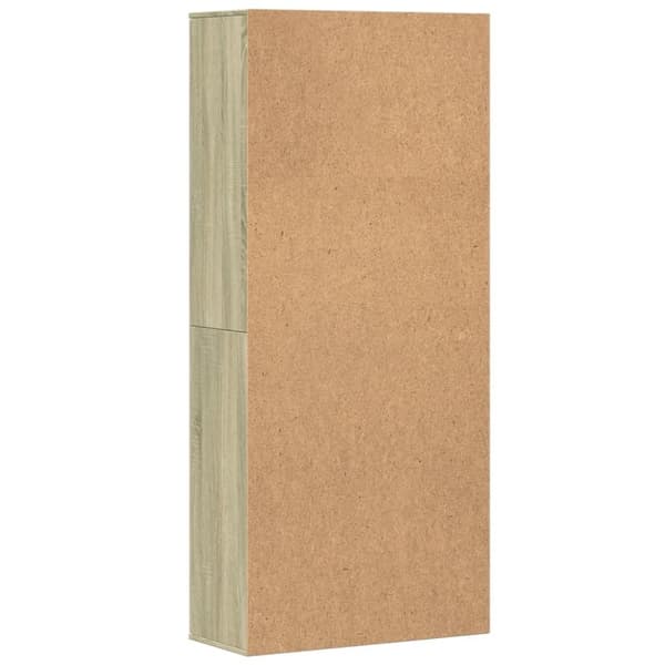 vidaXL Highboard sonoma eik 80x35x180 cm konstruert tre