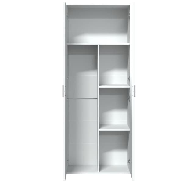 vidaXL højskab 70x35x180 cm konstrueret træ hvid