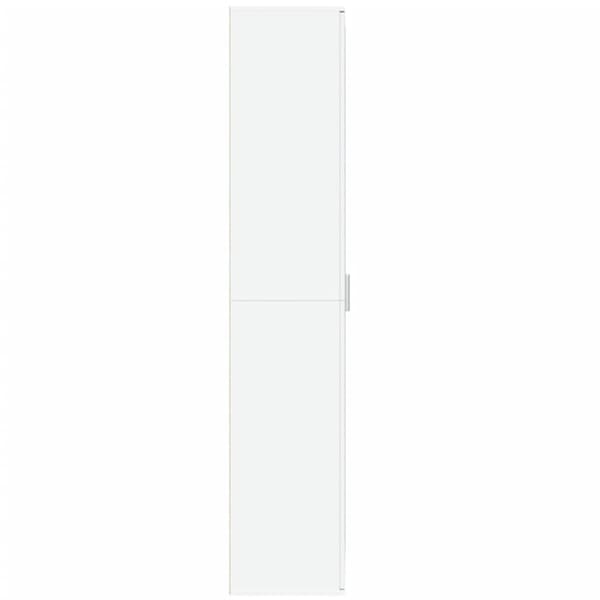 vidaXL Högskåp vit 80x35x180 cm konstruerat trä