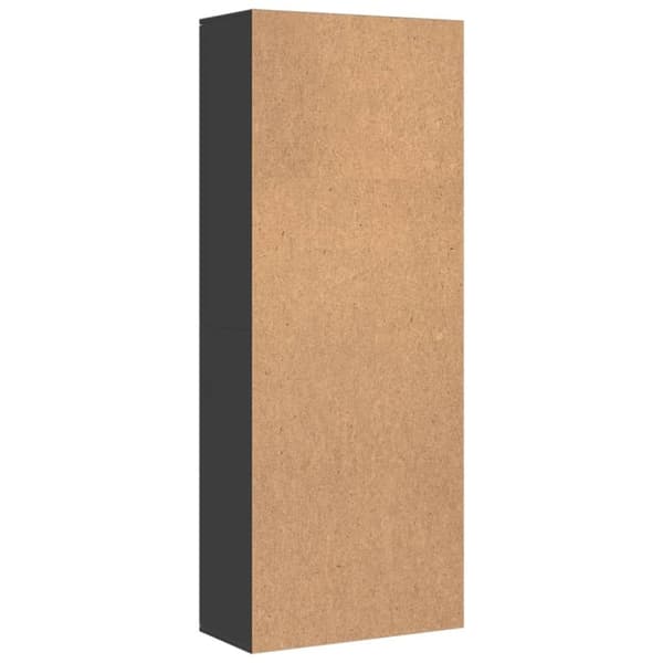 vidaXL Highboard svart 70x35x180 cm konstruert tre