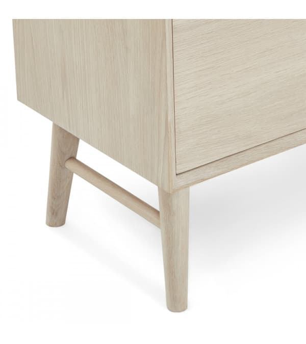 Rootz senkki - Säilytyskaappi - Oak Credenza - Runsaasti säilytystilaa - Ensiluokkaista käsityötä - Tasainen toiminnallisuus - 34 cm x 212 cm x 60 cm