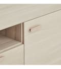 Pikkukuva 8 / 11: Rootz senkki - Säilytyskaappi - Oak Credenza - Runsaasti säilytystilaa - Ensiluokkaista käsityötä - Tasainen toiminnallisuus - 34 cm x 212 cm x 60 cm