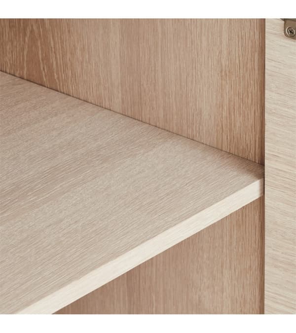 Rootz senkki - Säilytyskaappi - Oak Credenza - Runsaasti säilytystilaa - Ensiluokkaista käsityötä - Tasainen toiminnallisuus - 34 cm x 212 cm x 60 cm