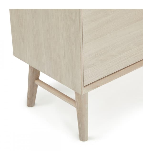 Rootz Highboard - Säilytyskaappi - Senkki - Massiivitammea ja viilua - Hiljainen Soft-Close - Runsaasti säilytystilaa - Ajaton muotoilu - 40 cm x 100