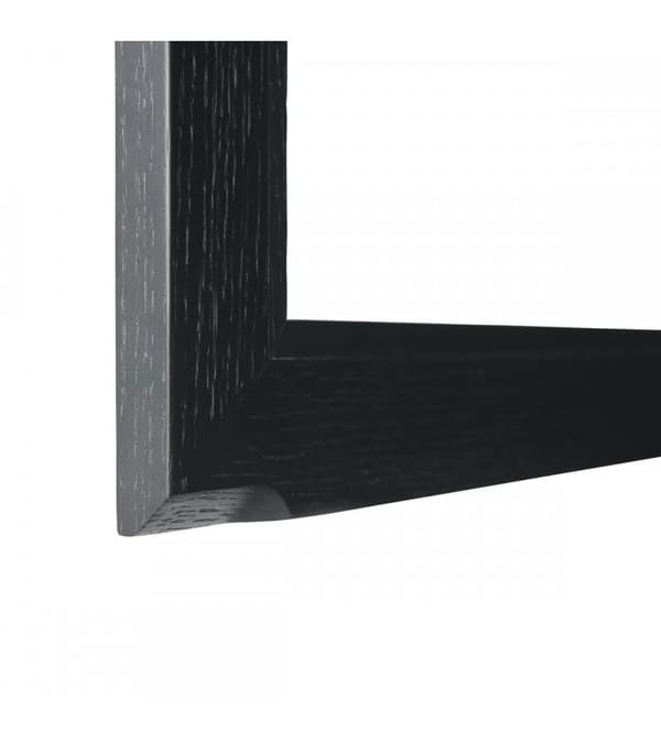 Rootz Vitrinskåp - Förvaringsskåp - Vitrinenhet - Gott om förvaring, Soft Close-system, integrerad LED-belysning - 110 cm x 45 cm x 190 cm - Svart ekf