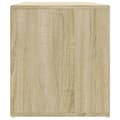 Miniatyrbilde 6 av 11: vidaXL Hjørneskap sonoma eik 160x40x45 cm sponplate