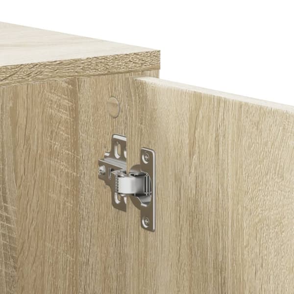 vidaXL Hjørneskap sonoma eik 160x40x45 cm sponplate