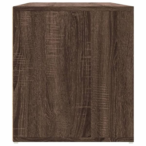 vidaXL Hjørneskap brun eik 160x40x45 cm sponplate