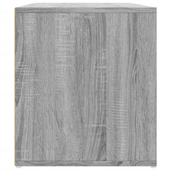 vidaXL Hjørneskap grå sonoma 160x40x45 cm konstruert tre