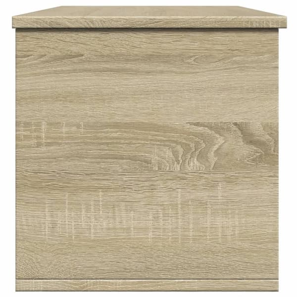 vidaXL opbevaringsboks 102x35x35 cm konstrueret træ sonoma-eg