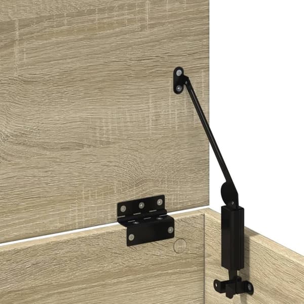 vidaXL opbevaringsboks 102x35x35 cm konstrueret træ sonoma-eg