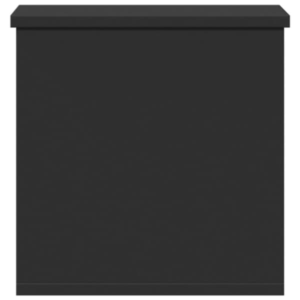 vidaXL opbevaringsboks 30x35x35 cm konstrueret træ sort