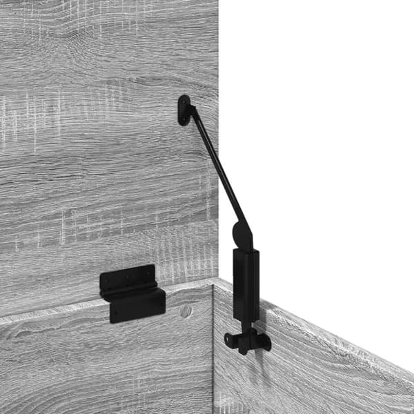 vidaXL opbevaringsboks 60x35x35 cm konstrueret træ grå sonoma-eg