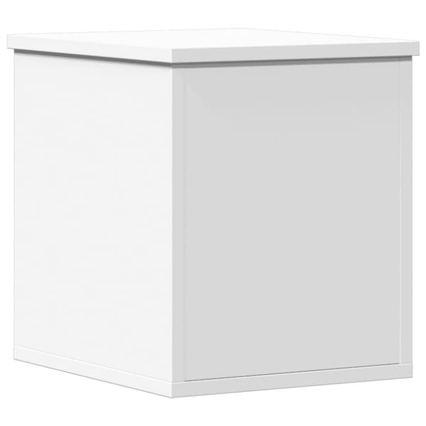 vidaXL opbevaringsboks 30x35x35 cm konstrueret træ hvid
