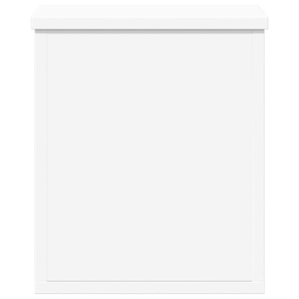 vidaXL opbevaringsboks 30x35x35 cm konstrueret træ hvid