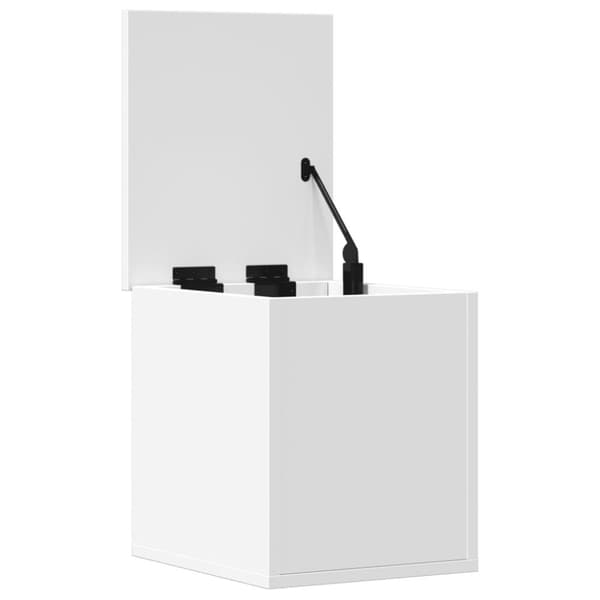 vidaXL opbevaringsboks 30x35x35 cm konstrueret træ hvid