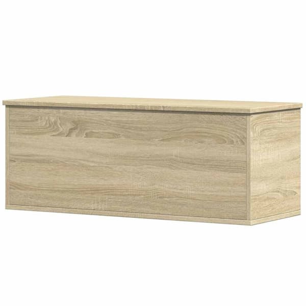 vidaXL Oppbevaringsboks sonoma eik 90x35x35 cm konstruert tre