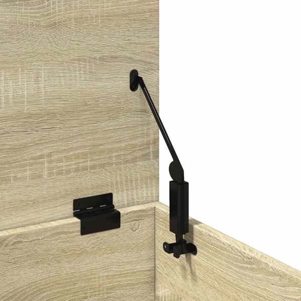 vidaXL Oppbevaringsboks sonoma eik 90x35x35 cm konstruert tre