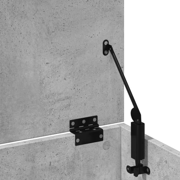 vidaXL opbevaringsboks 102x35x35 cm konstrueret træ betongrå
