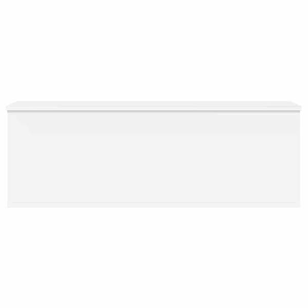 vidaXL opbevaringsboks 102x35x35 cm konstrueret træ hvid