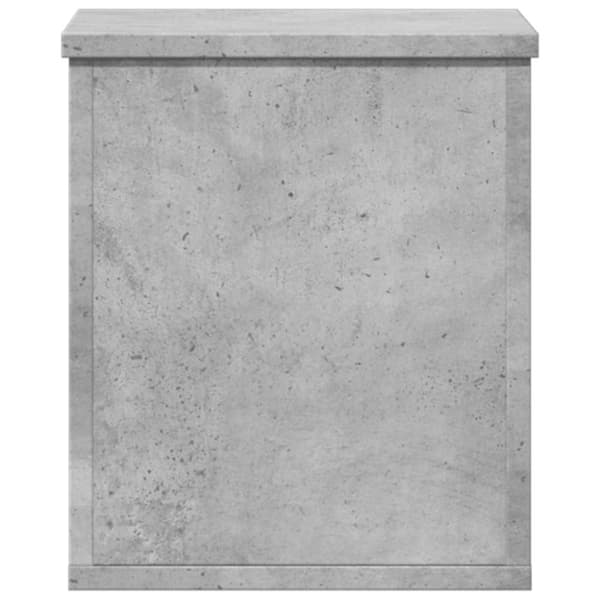 vidaXL Oppbevaringsboks betonggrå 30x35x35 cm konstruert tre