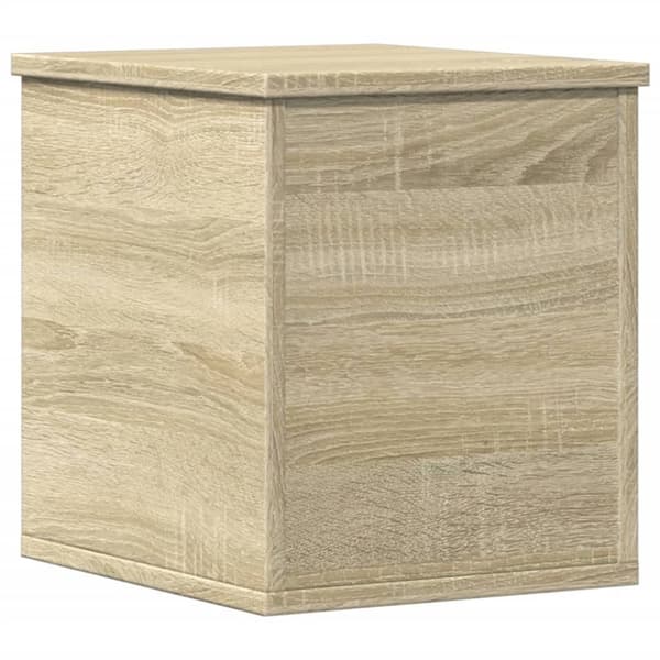 vidaXL opbevaringsboks 30x35x35 cm konstrueret træ sonoma-eg
