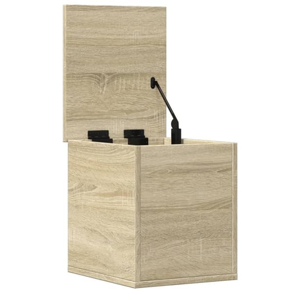 vidaXL opbevaringsboks 30x35x35 cm konstrueret træ sonoma-eg