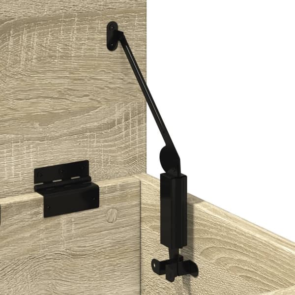 vidaXL opbevaringsboks 30x35x35 cm konstrueret træ sonoma-eg