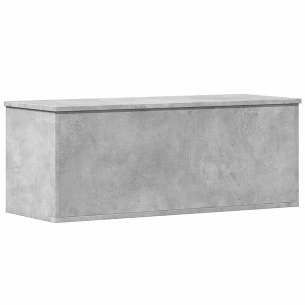 vidaXL Oppbevaringsboks betonggrå 90x35x35 cm konstruert tre