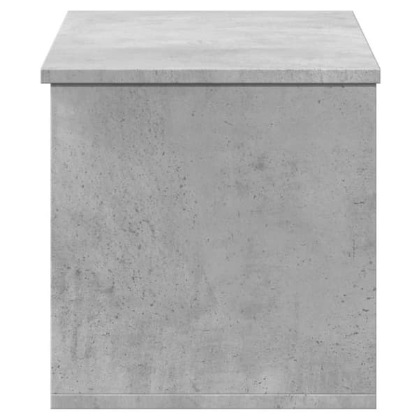 vidaXL Oppbevaringsboks betonggrå 90x35x35 cm konstruert tre