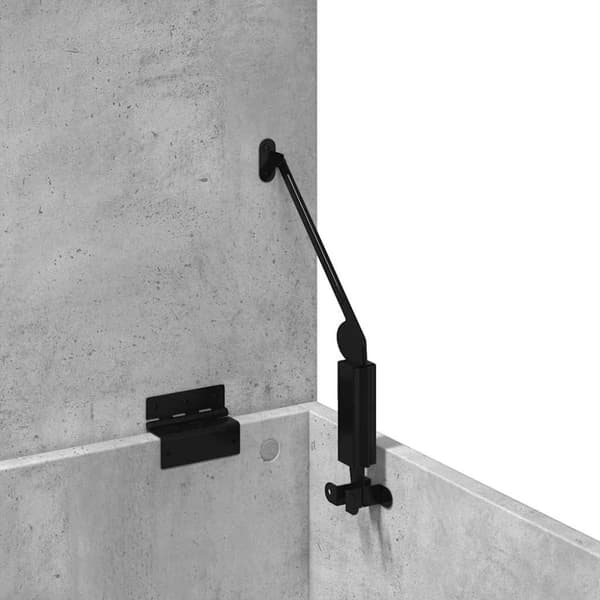 vidaXL Oppbevaringsboks betonggrå 90x35x35 cm konstruert tre