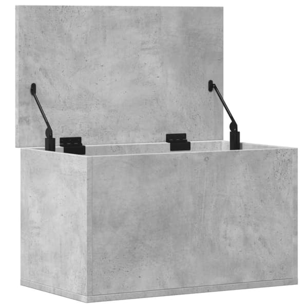 vidaXL Förvaringslåda betonggrå 60x35x35 cm konstruerat trä