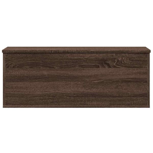 vidaXL Oppbevaringsboks brun eik 90x35x35 cm konstruert tre