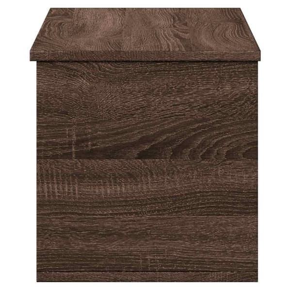 vidaXL Oppbevaringsboks brun eik 90x35x35 cm konstruert tre