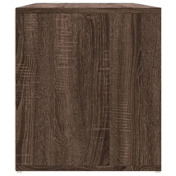 vidaXL Kulmakaappi ruskea tammi 200x40x45 cm tekninen puu