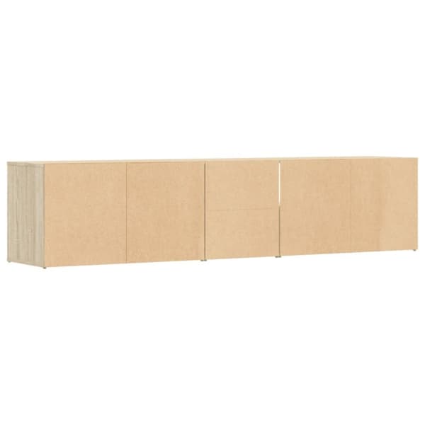 vidaXL hjørneskab 200x40x45 cm konstrueret træ sonoma-eg
