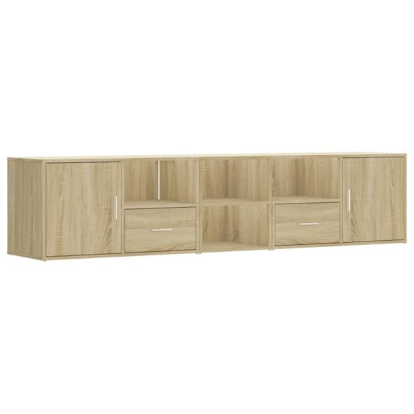 vidaXL hjørneskab 200x40x45 cm konstrueret træ sonoma-eg