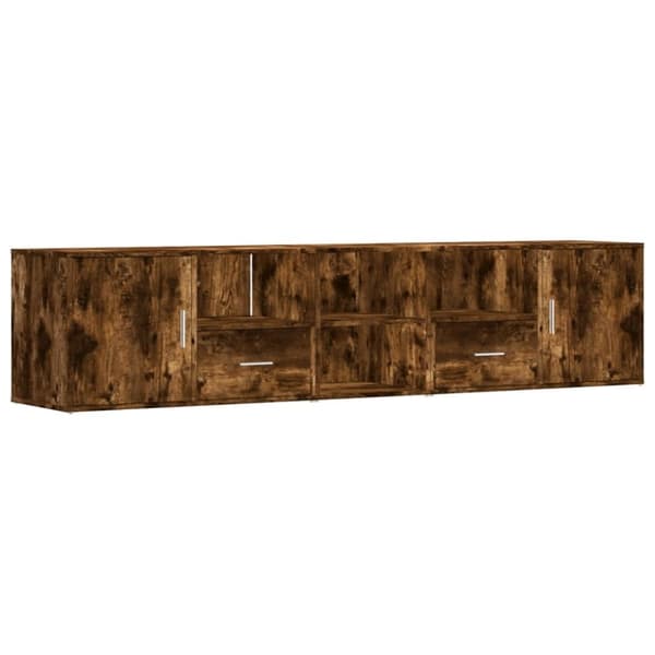 vidaXL Hjørneskap sonoma eik 200x40x45 cm konstruert tre