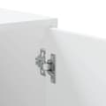 Miniatyrbilde 10 av 11: vidaXL Hjørneskap hvit 200x40x45 cm konstruert tre